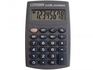 obrázek - Kalkulátor CITIZEN LC-210, kapesní, 8 digit, cover, battery power