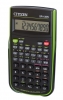 Kalkulátor CITIZEN SR-135NGR green, školní, 10 digit, pevné pouzdro, 128 funkcí
