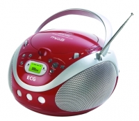 ECG CDR 677 MP3 červený