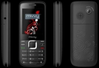 GSM mivvy Dual hero II Black